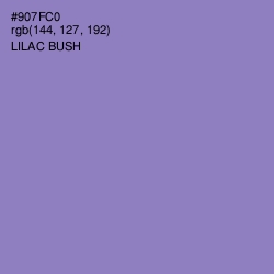 #907FC0 - Lilac Bush Color Image