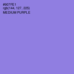 #907FE1 - Medium Purple Color Image