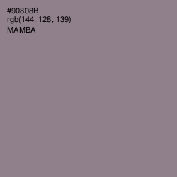 #90808B - Mamba Color Image