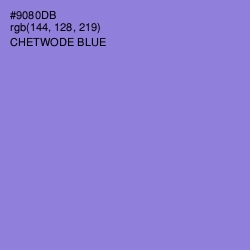 #9080DB - Chetwode Blue Color Image