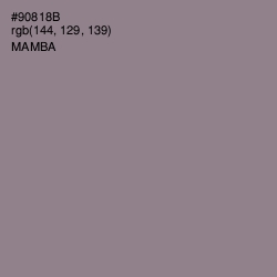 #90818B - Mamba Color Image