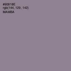 #90818E - Mamba Color Image