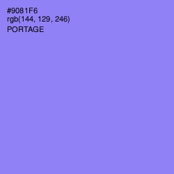 #9081F6 - Portage Color Image