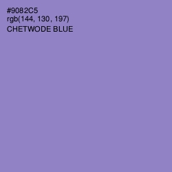 #9082C5 - Chetwode Blue Color Image