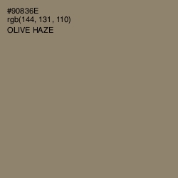#90836E - Olive Haze Color Image