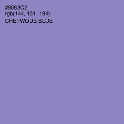 #9083C2 - Chetwode Blue Color Image