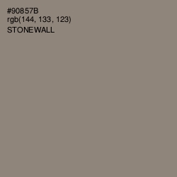 #90857B - Stonewall Color Image