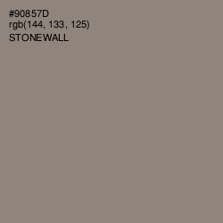 #90857D - Stonewall Color Image