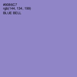 #9086C7 - Blue Bell Color Image