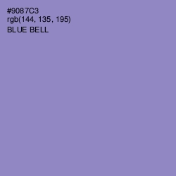 #9087C3 - Blue Bell Color Image