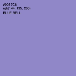 #9087C8 - Blue Bell Color Image