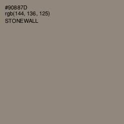 #90887D - Stonewall Color Image