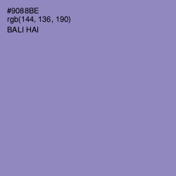 #9088BE - Bali Hai Color Image