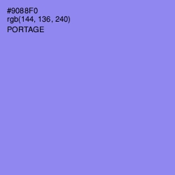 #9088F0 - Portage Color Image