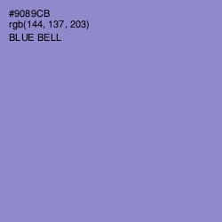 #9089CB - Blue Bell Color Image
