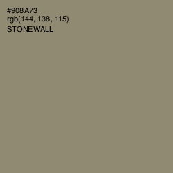 #908A73 - Stonewall Color Image
