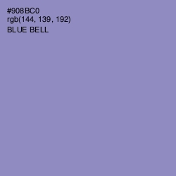 #908BC0 - Blue Bell Color Image