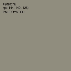 #908C7E - Pale Oyster Color Image