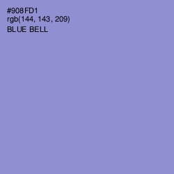 #908FD1 - Blue Bell Color Image