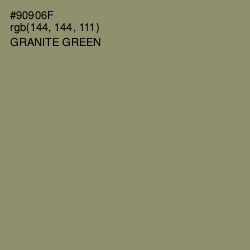 #90906F - Granite Green Color Image