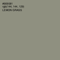 #909081 - Lemon Grass Color Image