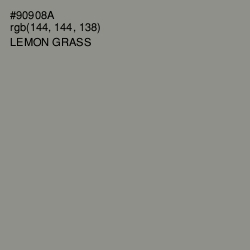 #90908A - Lemon Grass Color Image