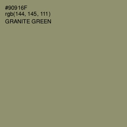 #90916F - Granite Green Color Image