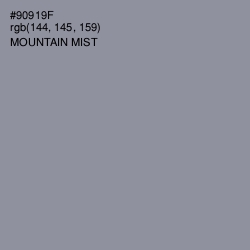 #90919F - Mountain Mist Color Image