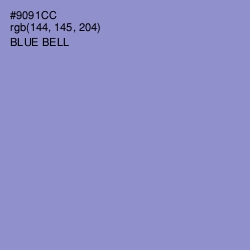 #9091CC - Blue Bell Color Image