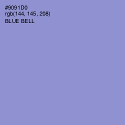 #9091D0 - Blue Bell Color Image