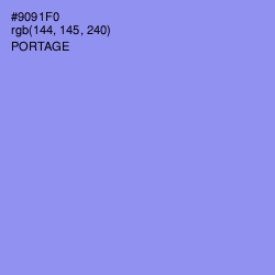 #9091F0 - Portage Color Image
