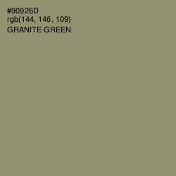 #90926D - Granite Green Color Image