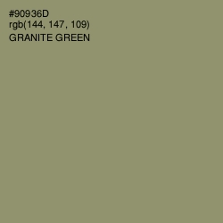 #90936D - Granite Green Color Image