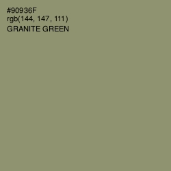 #90936F - Granite Green Color Image