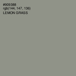 #909388 - Lemon Grass Color Image
