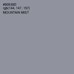 #90939D - Mountain Mist Color Image