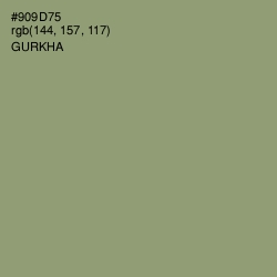 #909D75 - Gurkha Color Image