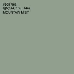 #909F90 - Mountain Mist Color Image