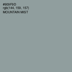 #909F9D - Mountain Mist Color Image