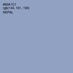 #90A1C1 - Nepal Color Image