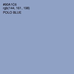#90A1C6 - Polo Blue Color Image
