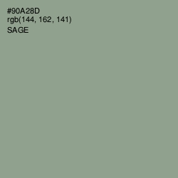 #90A28D - Sage Color Image