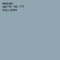 #90A6B1 - Gull Gray Color Image