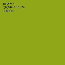 #90A717 - Citron Color Image