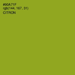 #90A71F - Citron Color Image