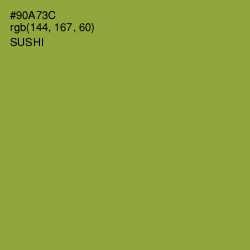 #90A73C - Sushi Color Image