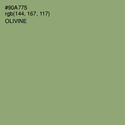 #90A775 - Olivine Color Image