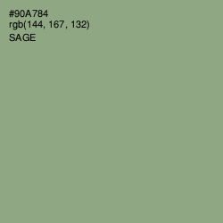 #90A784 - Sage Color Image