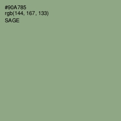 #90A785 - Sage Color Image