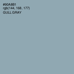 #90A8B1 - Gull Gray Color Image